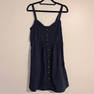 Banana Republic | Dresses | Banana Republic Print Dress In Blue And White  Size 8 | Poshmark